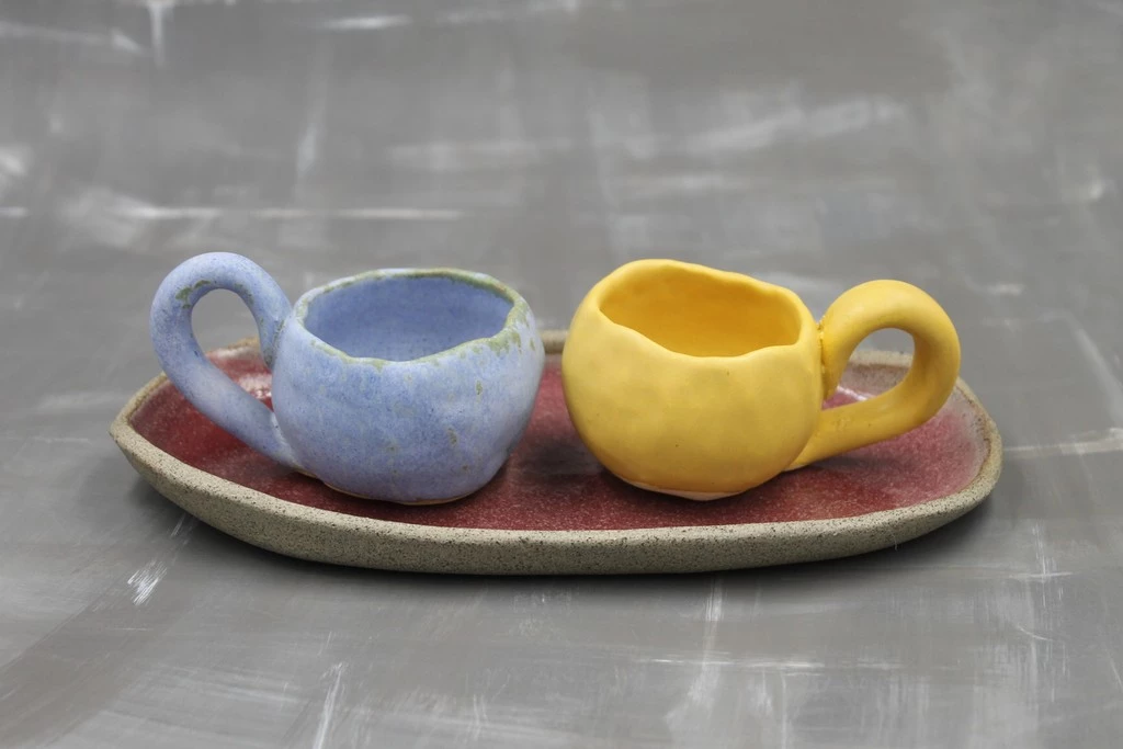 Freeform Ceramic Coffee Set