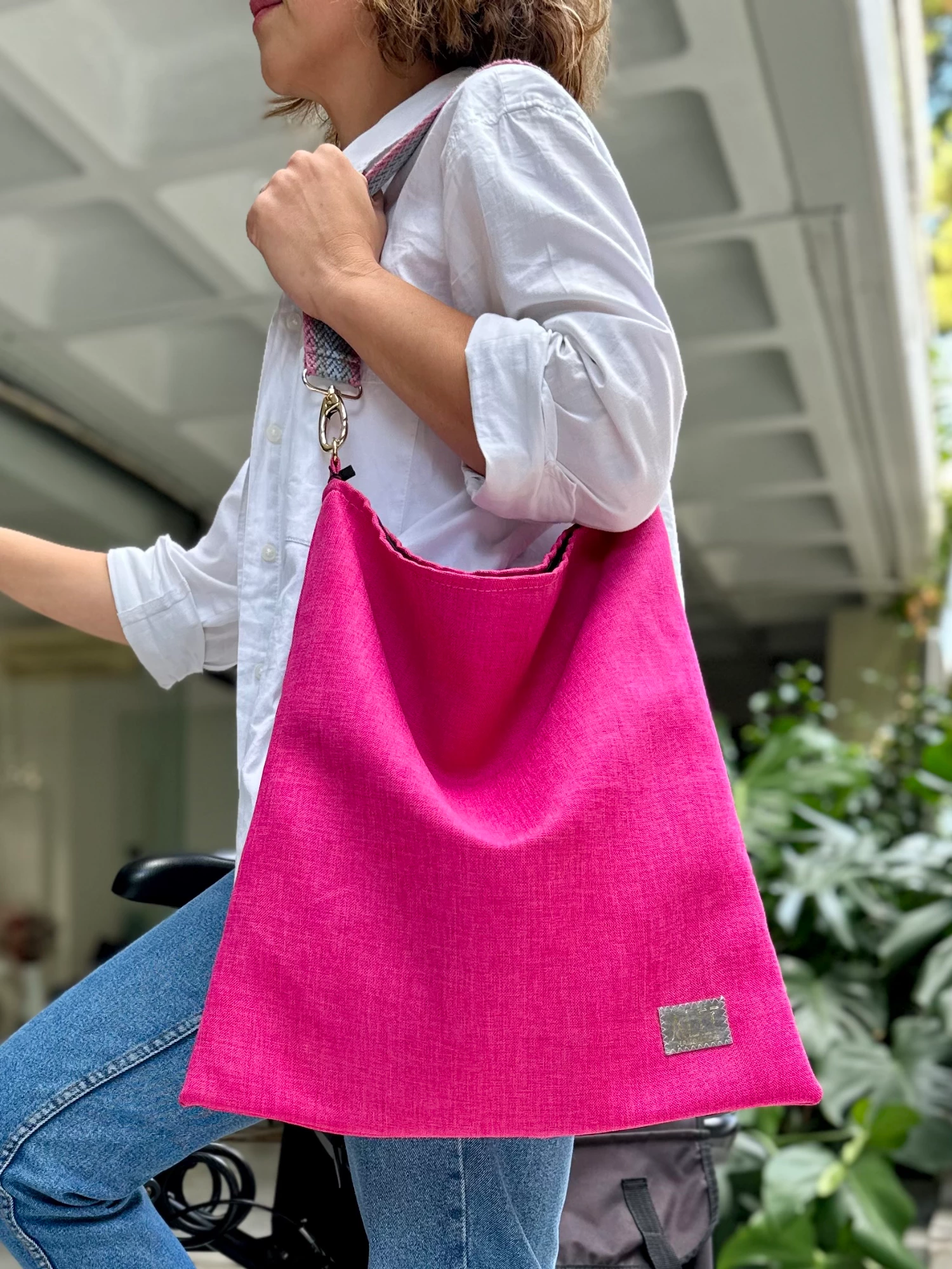 The City Shoulder Bag in Pink! 