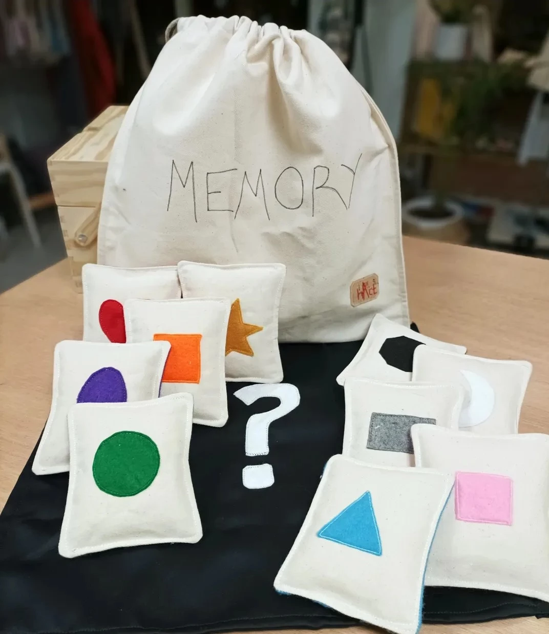 the MEMORY board game in a bag