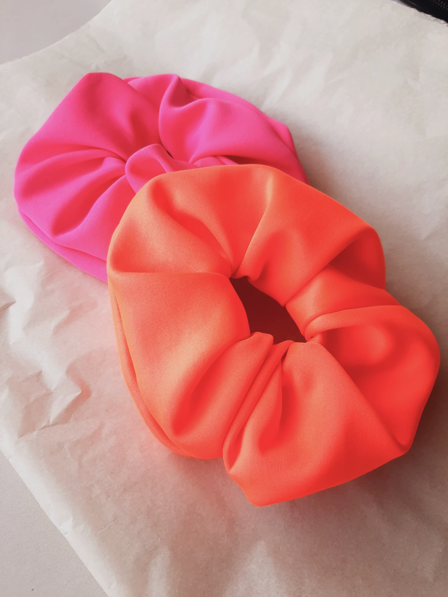 Scrunchies Neon Orange & Pink (ΧL)