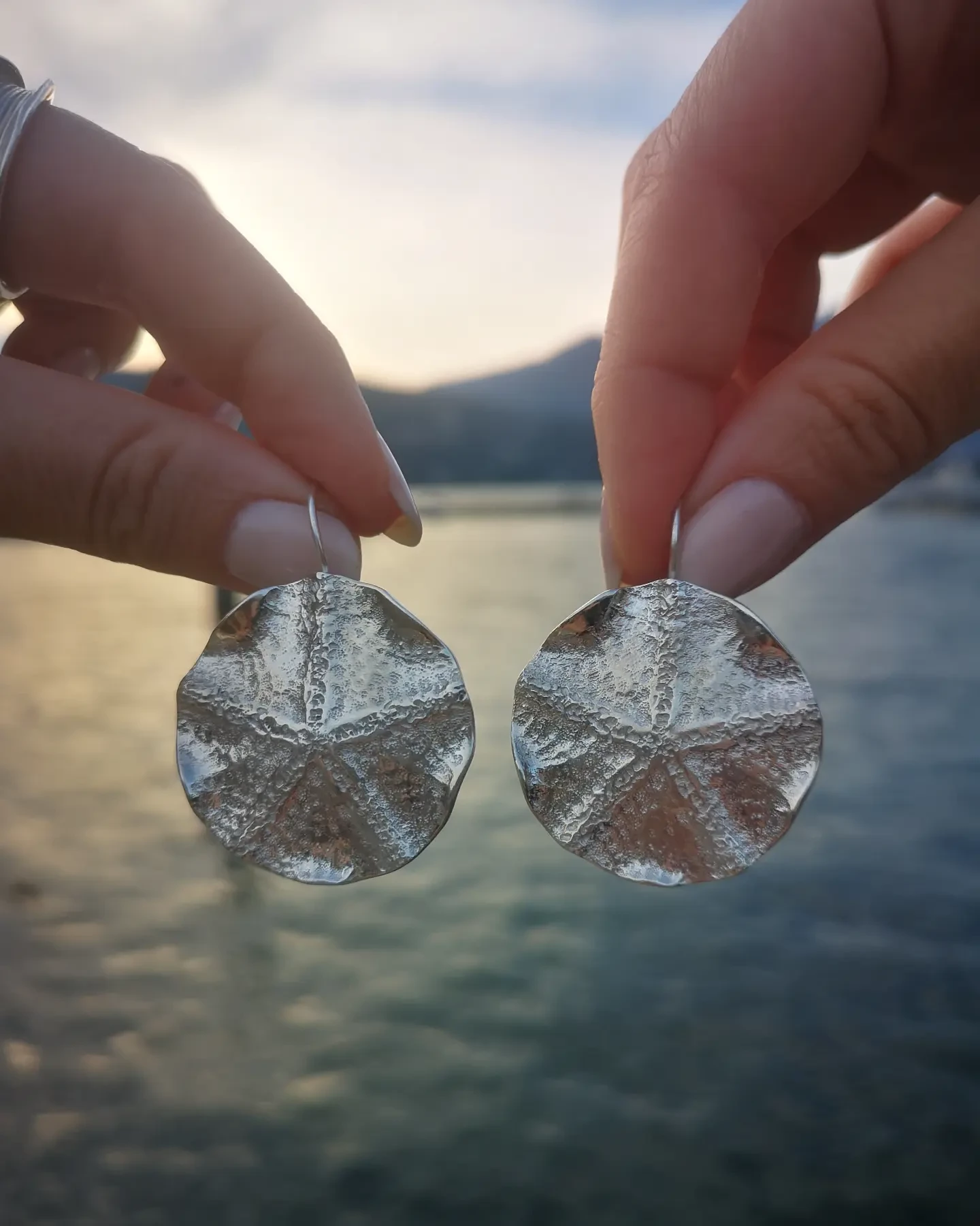 starfish earrings L