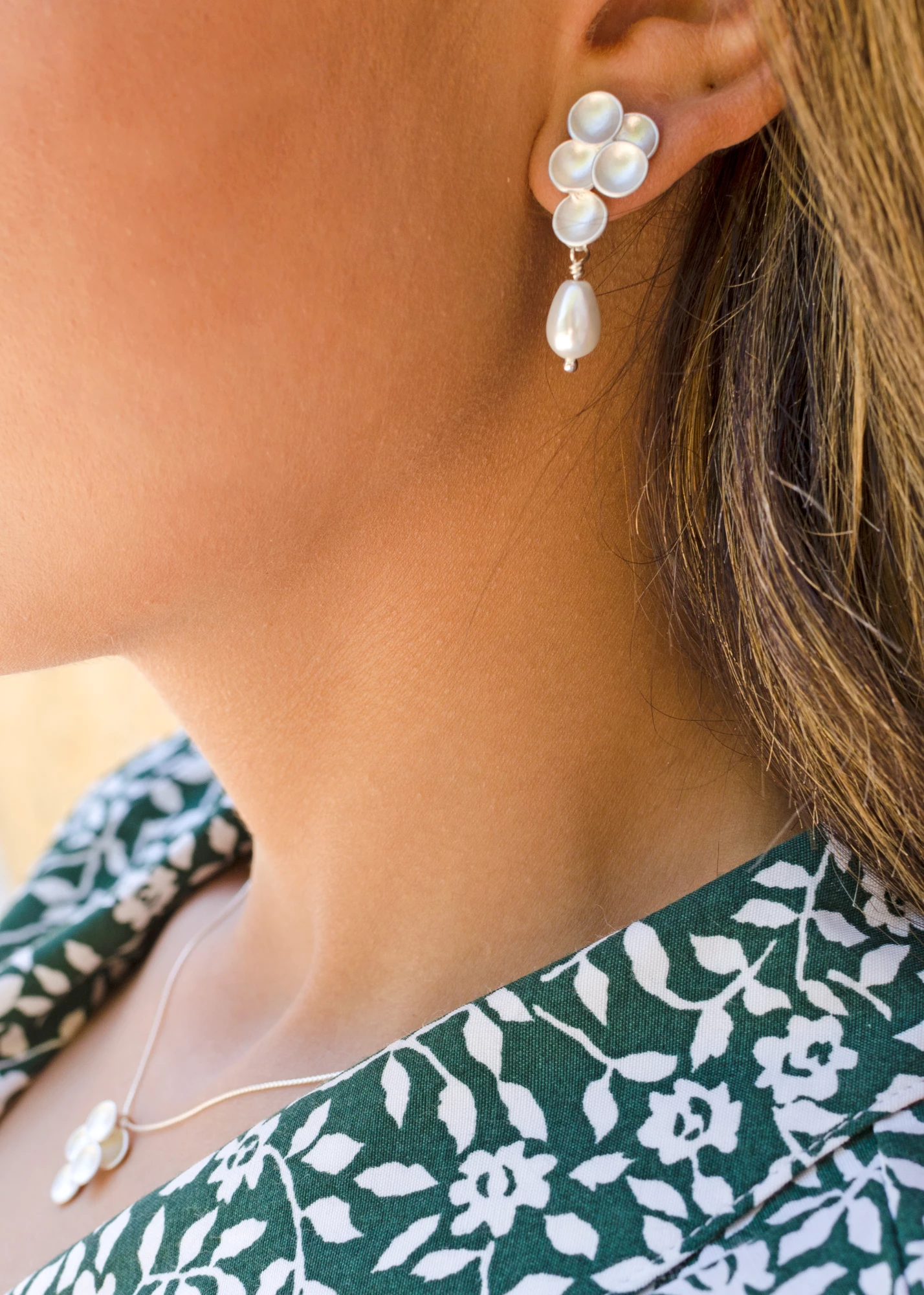 Grape earrings