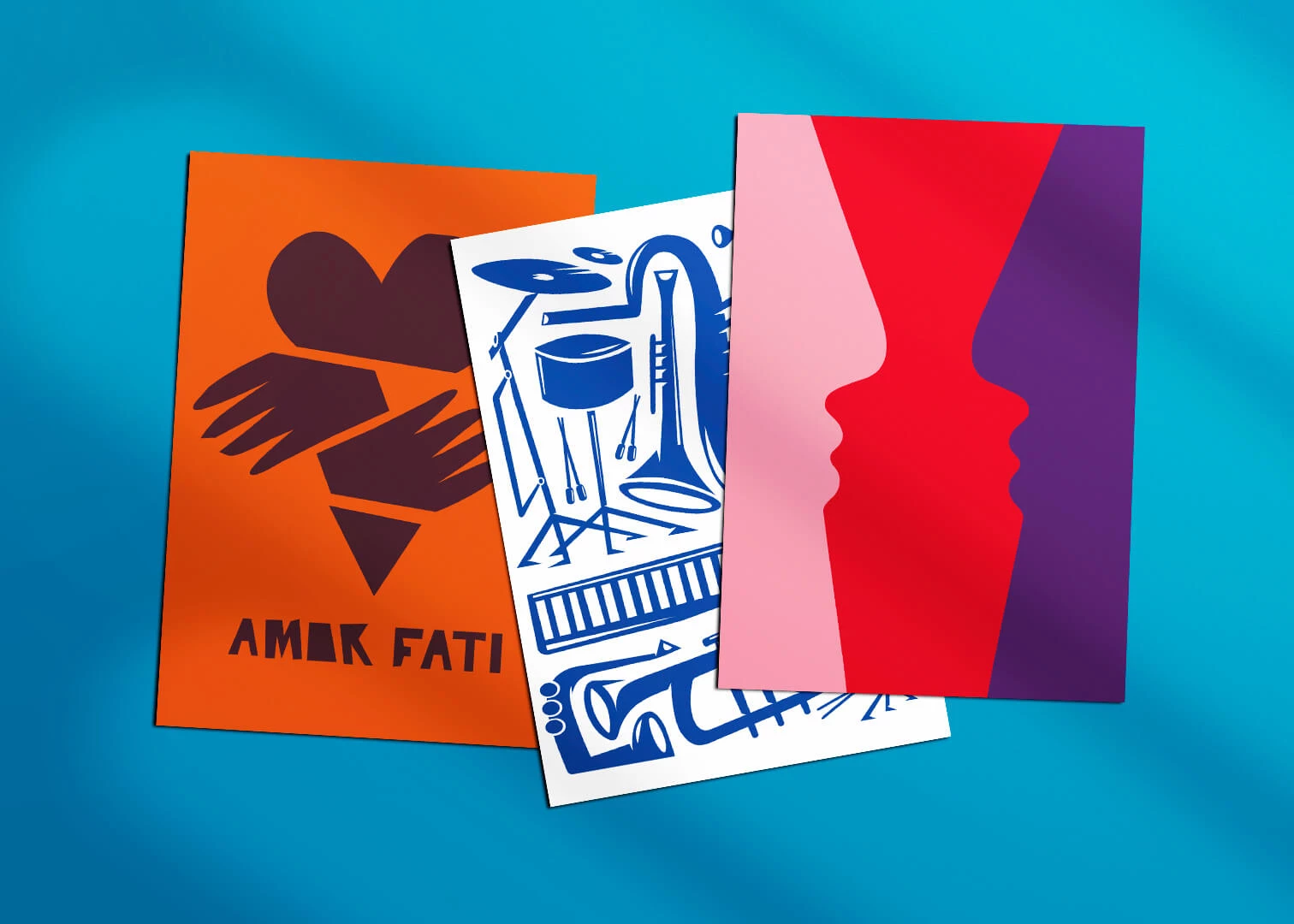 Faces, Jazz & Amor Fati - Posters & Cards