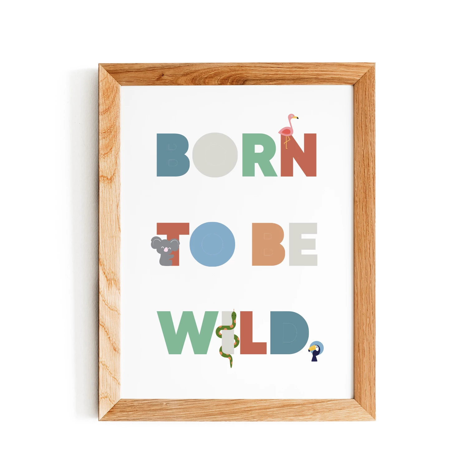 πόστερ για το παιδικό δωμάτιο,  born to be wild