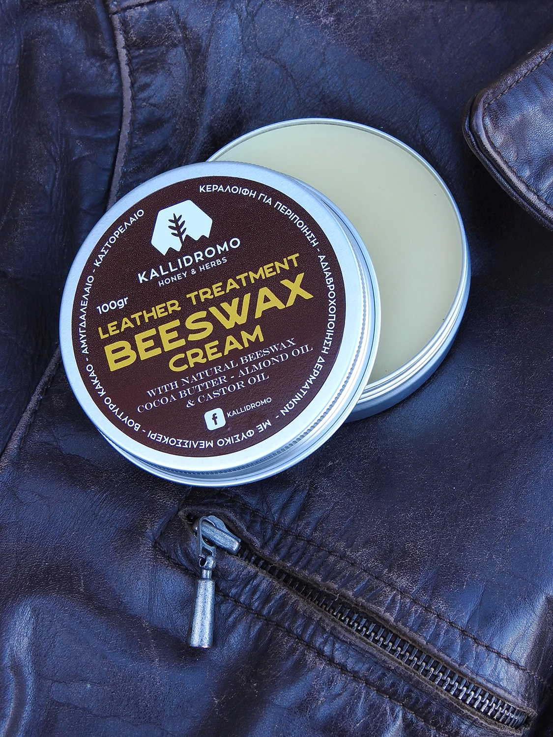 Beeswax Cream
for Leather products treatment
