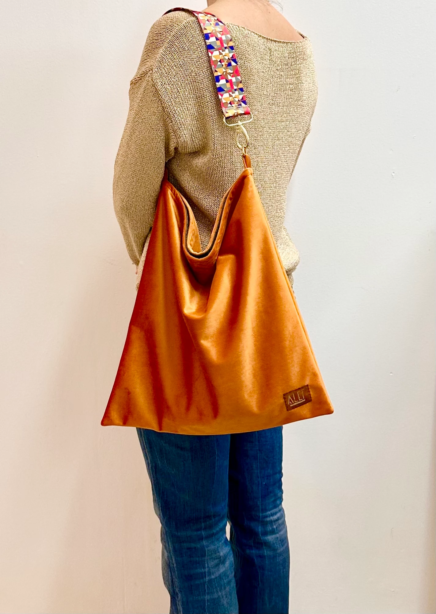 The City Shoulder Bag in Pumpkin Orange!