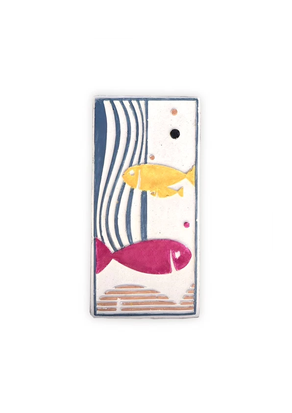 Cement tiles for wall decoration - Fish