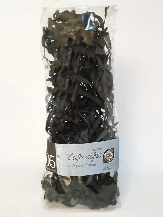 Tagliatelle with Cuttlefish Ink & Sea water