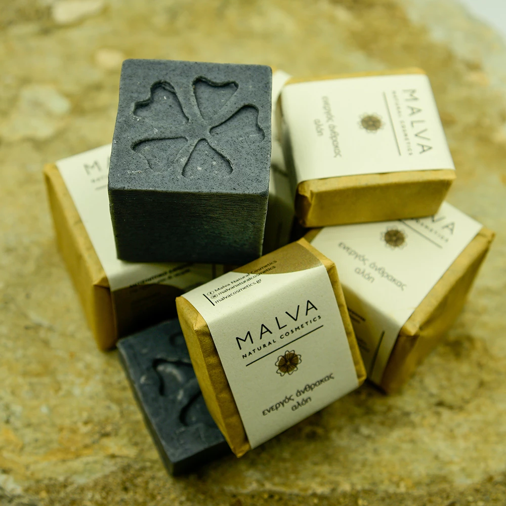 activated charcoal - tea tree soap