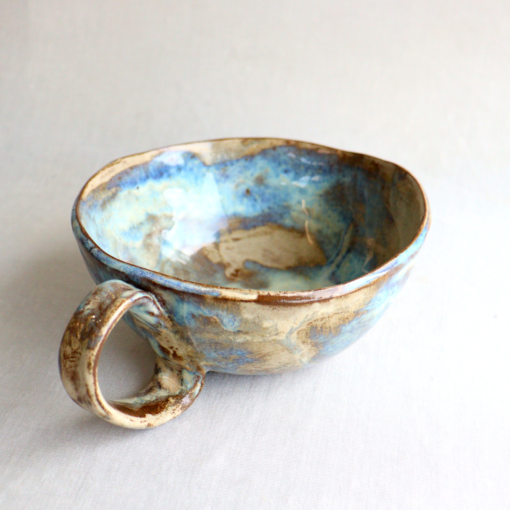 Vision κεραμικό μπολ με χερούλι