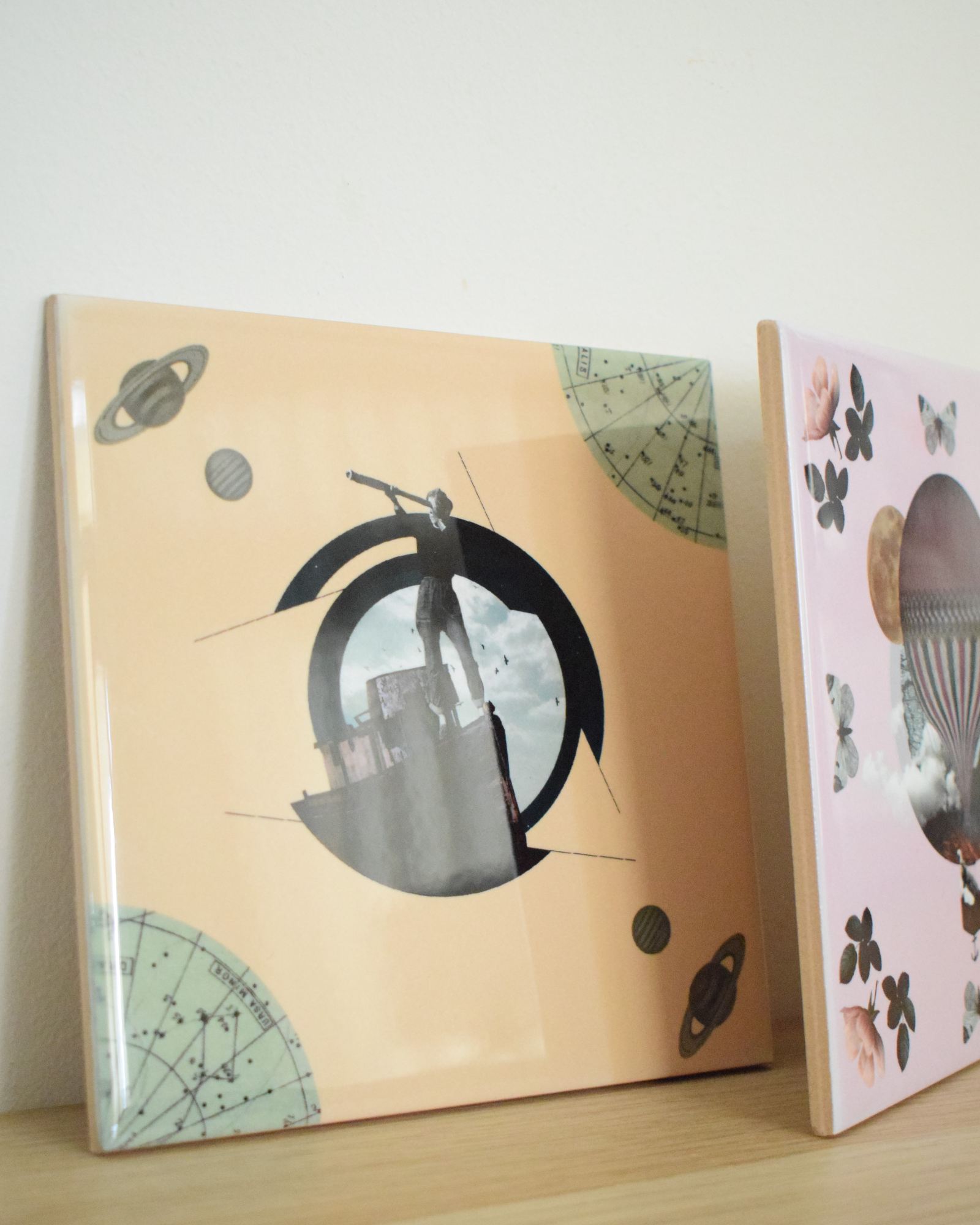 Κεραμικό Πλακάκι Τοίχου | Digital Collage Art