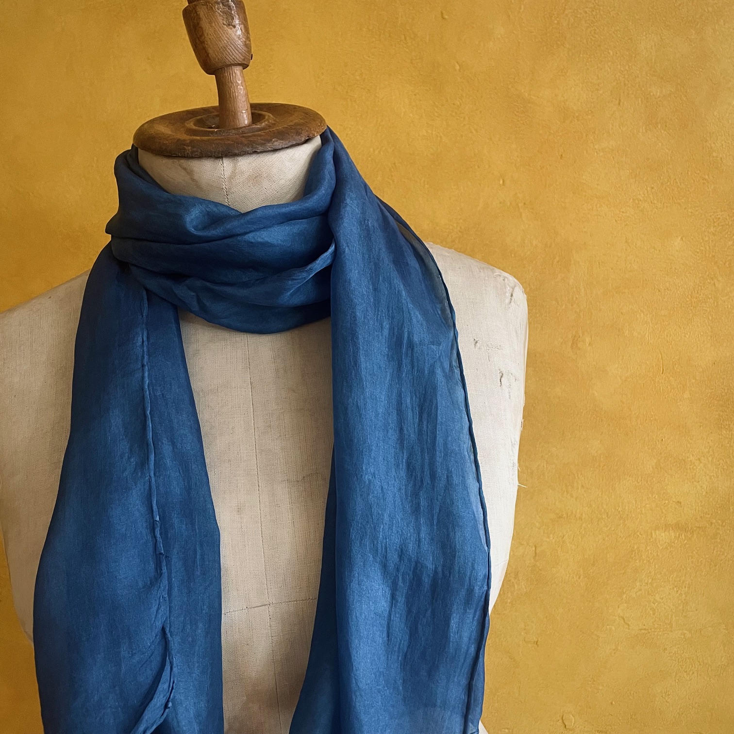 Silk Scarf Naturally dyed 