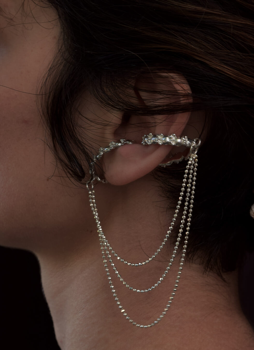 Arcana Silver Ear Climber