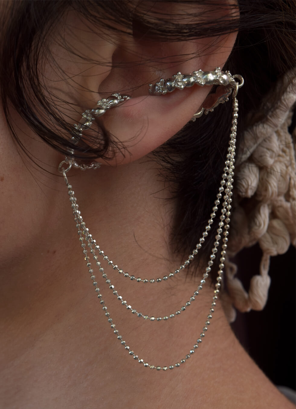 Arcana Silver Ear Climber