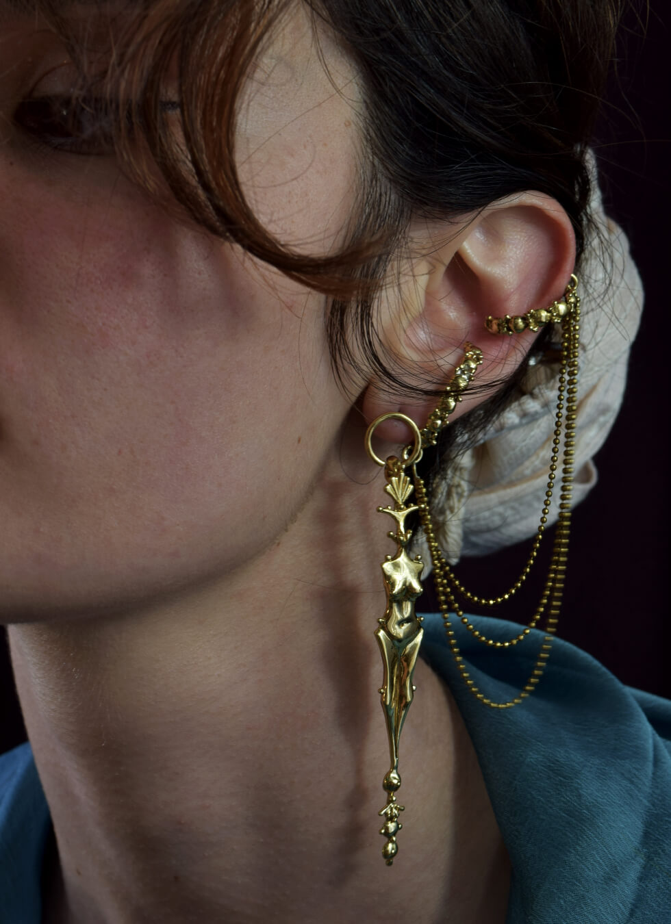 Arcana Gold Ear Climber