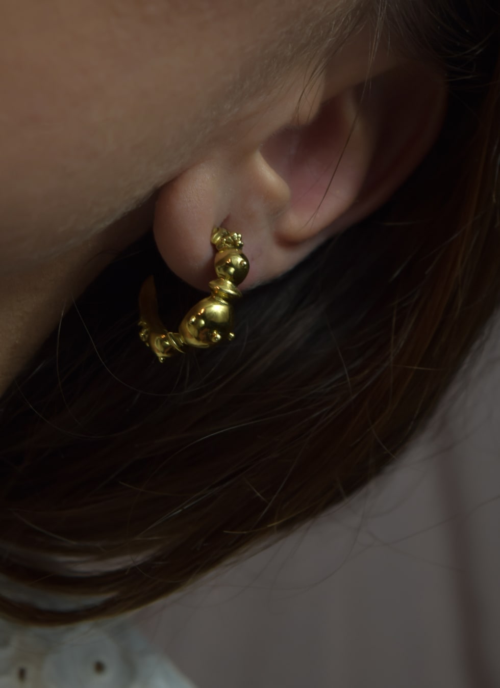 Morgana Gold Hoop Earrings