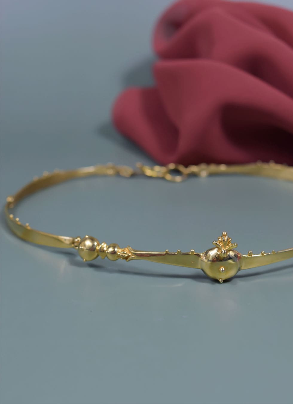 Nerissa Gold Choker Necklace