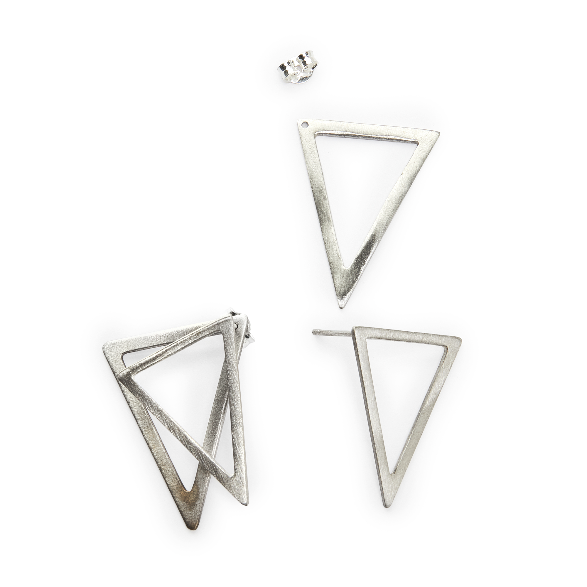 Triangle Ear Jacket Σκουλαρίκια