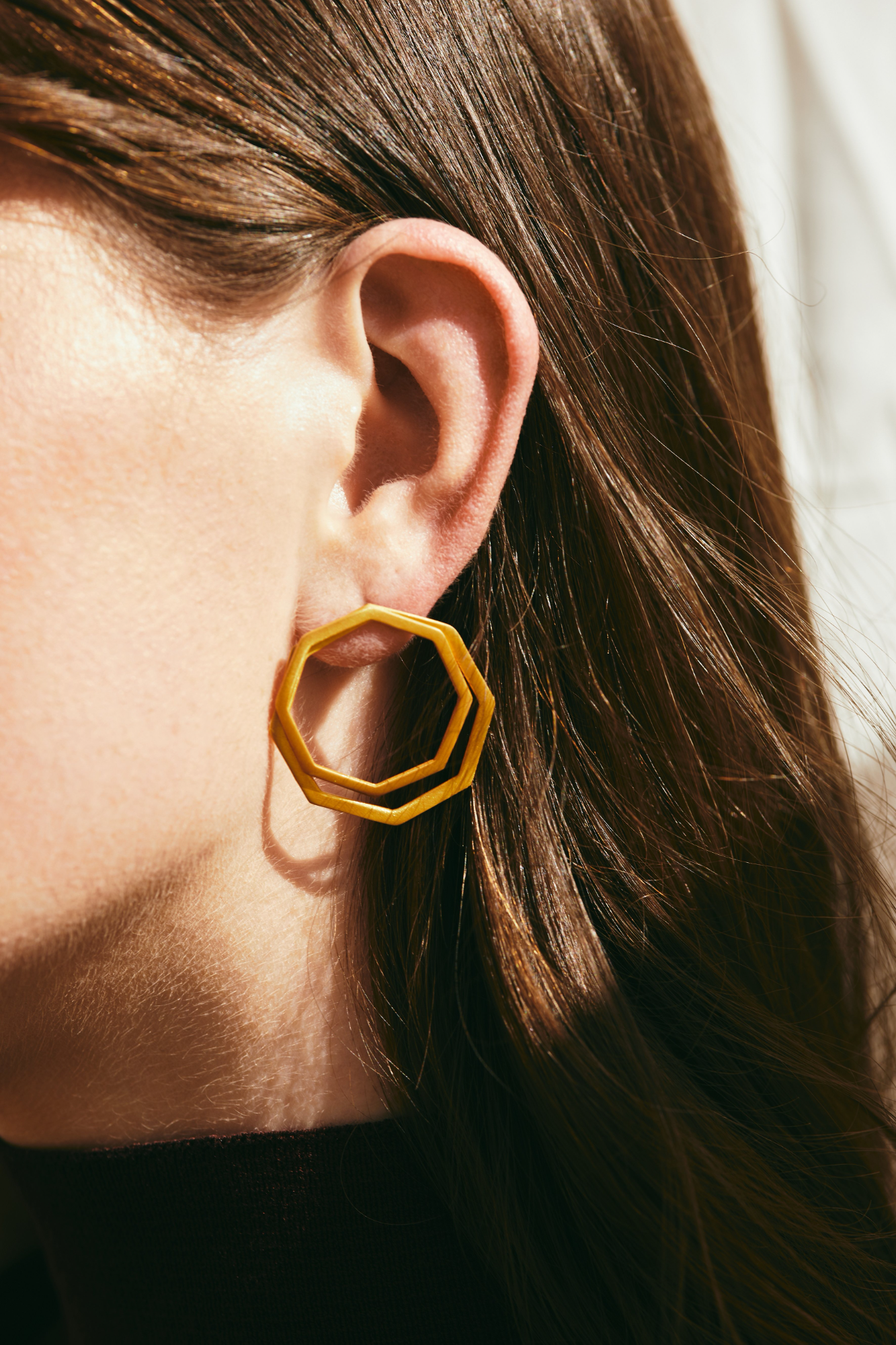 Polygon ear jacket σκουλαρίκια