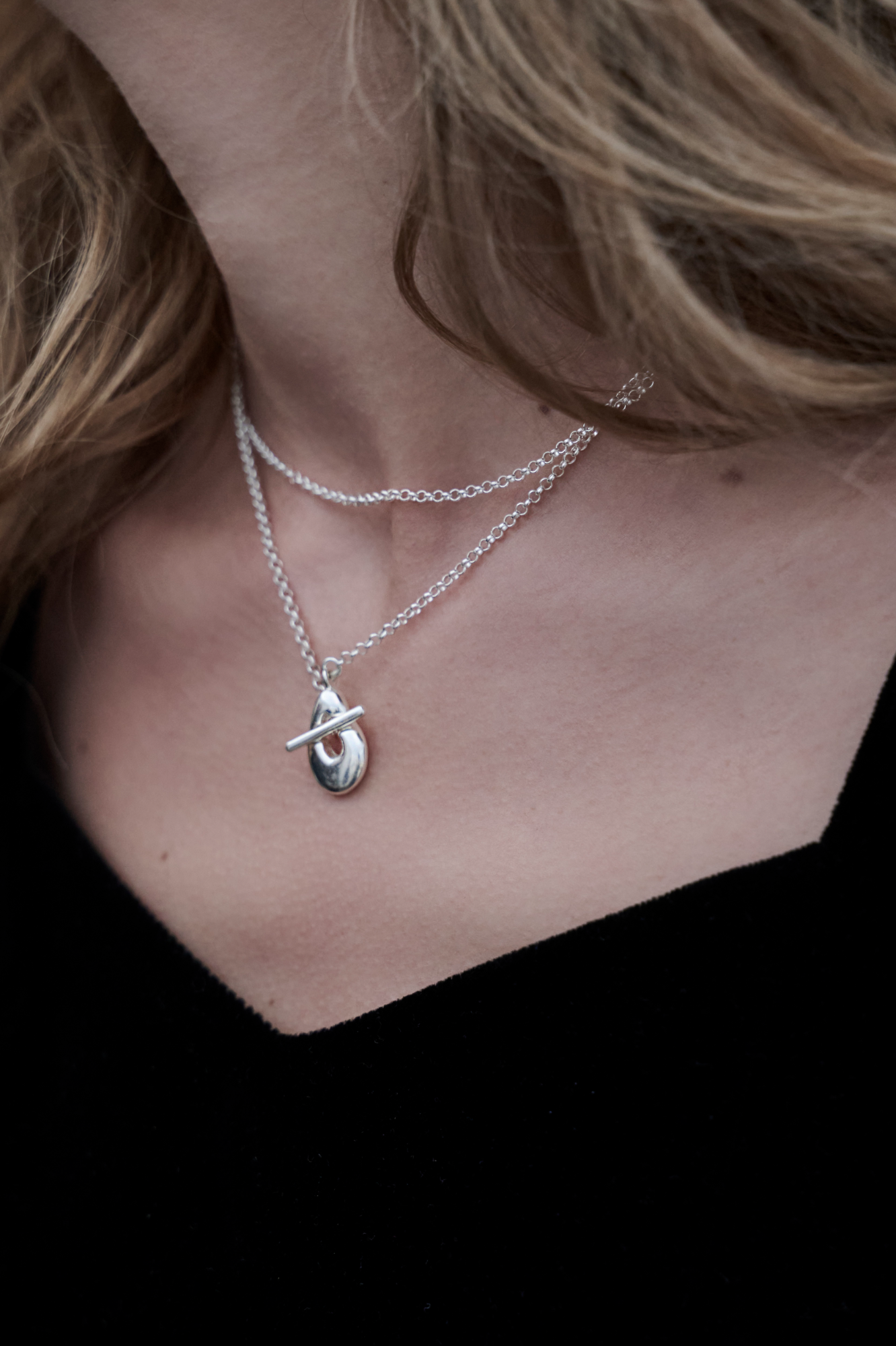 Κολιέ διπλό lariat