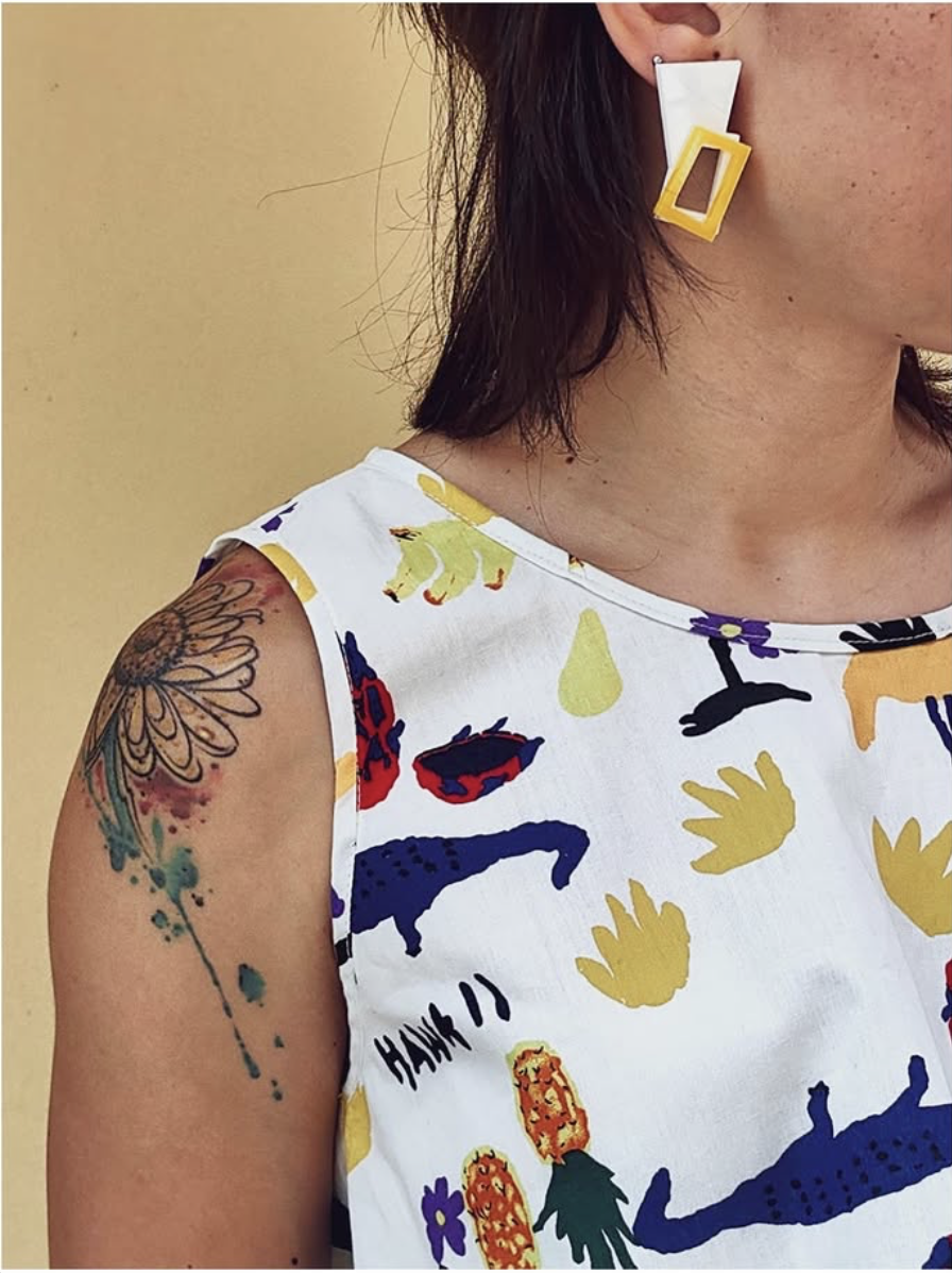 Yellow Statement Earings