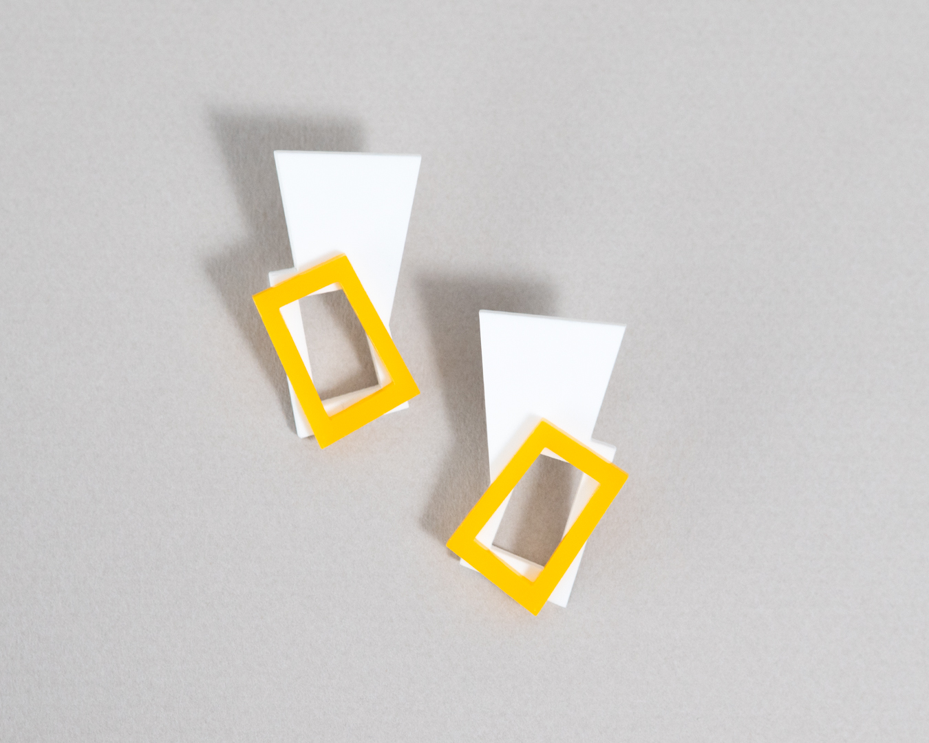 Yellow Statement Earings