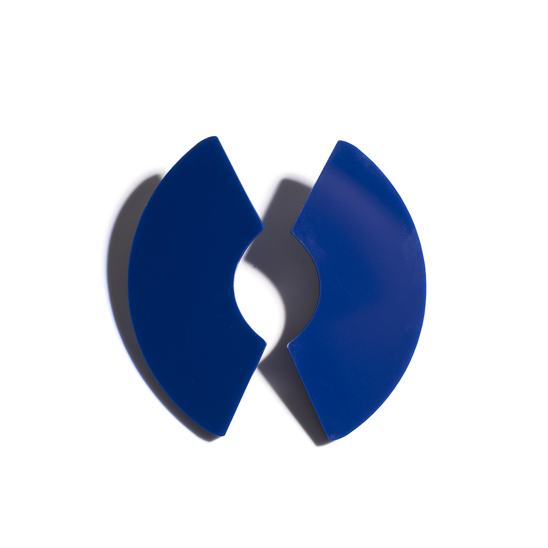 Blue Bracket Earrings