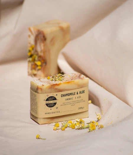 Chamomile & Aloe soap 100gr
