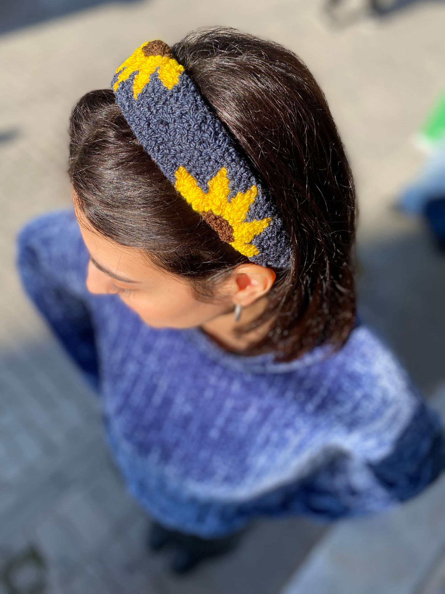 Στέκα μαλλιών ηλιοτρόπια 