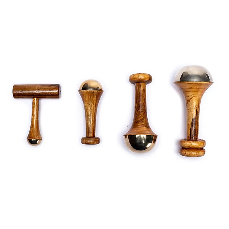 Σετ με 4 Ραβδιά για Αγιουβέρδικο Μασάζ Kansa Wands Ayurvedic Massage 4pcs
