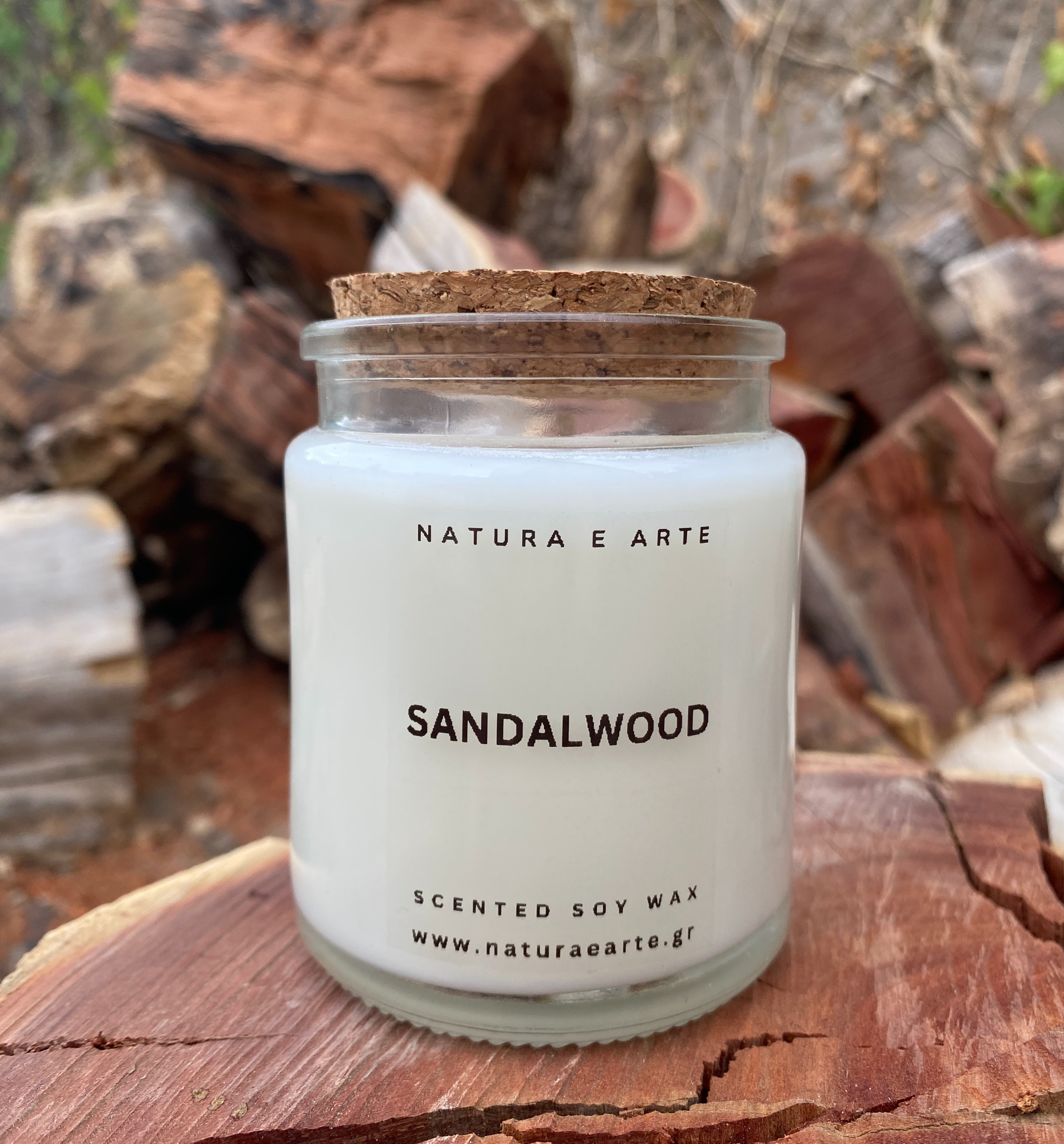 Κερί Σόγιας  Sandalwood