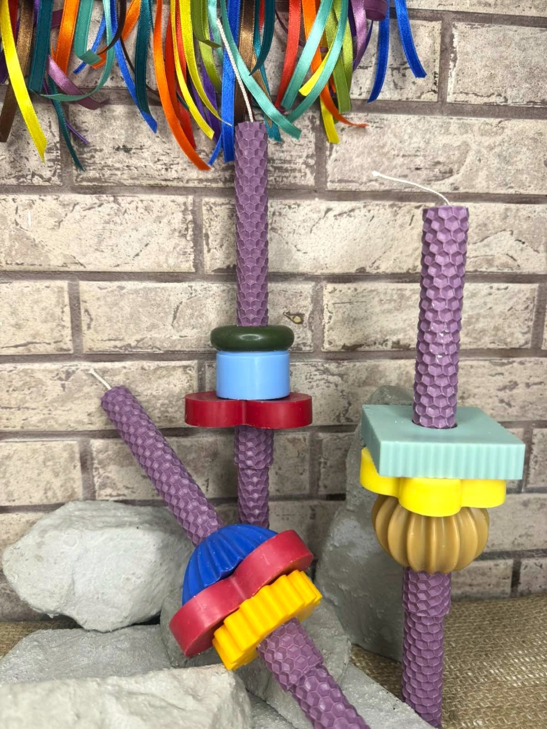 Easter Candle Purple