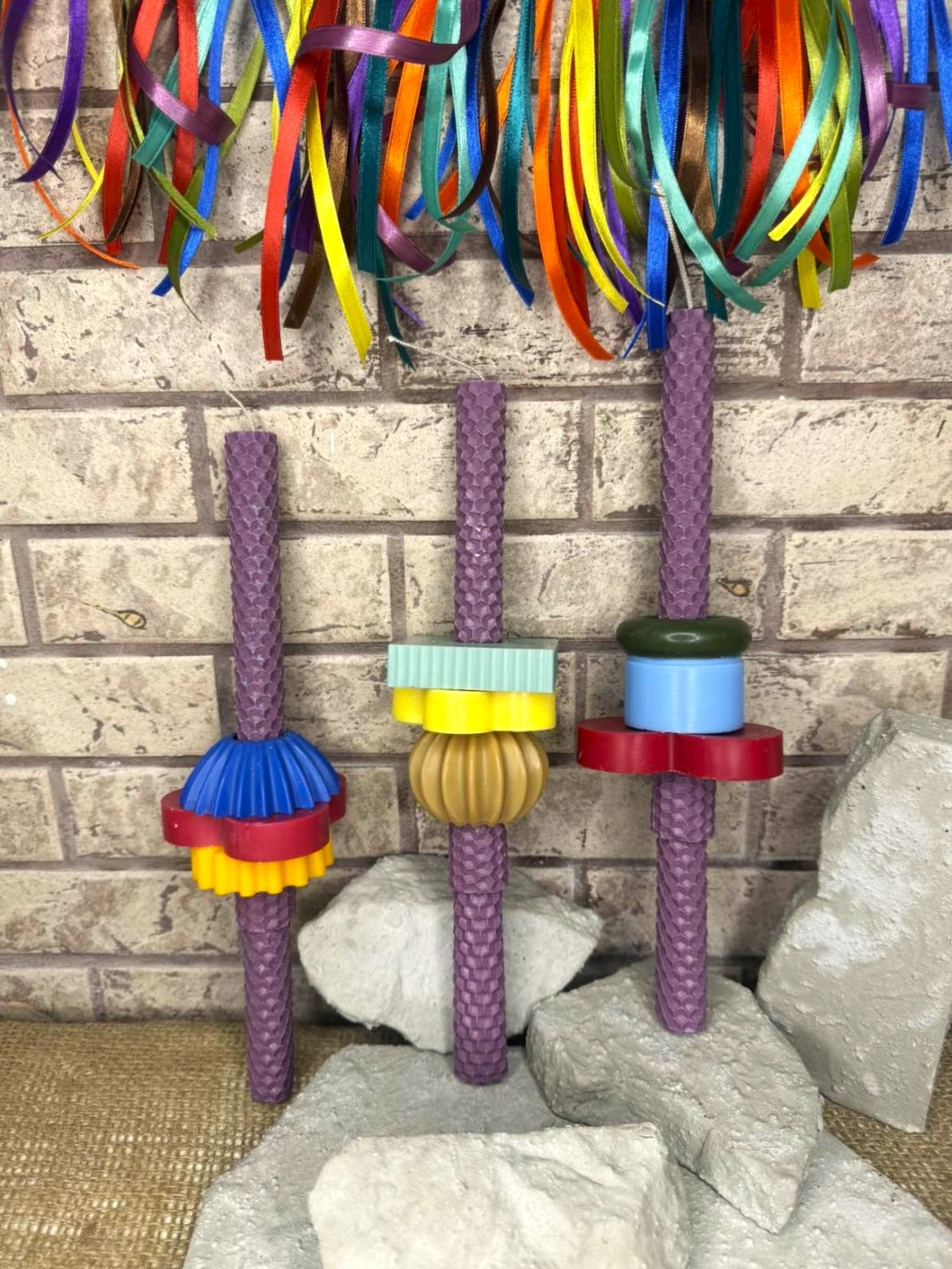 Easter Candle Purple