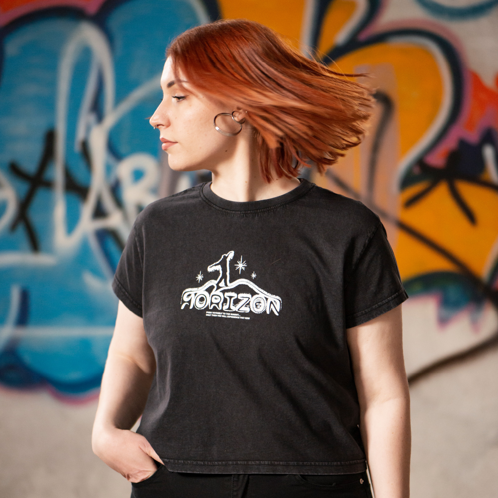 Horizon Line - Limited Crop Tee