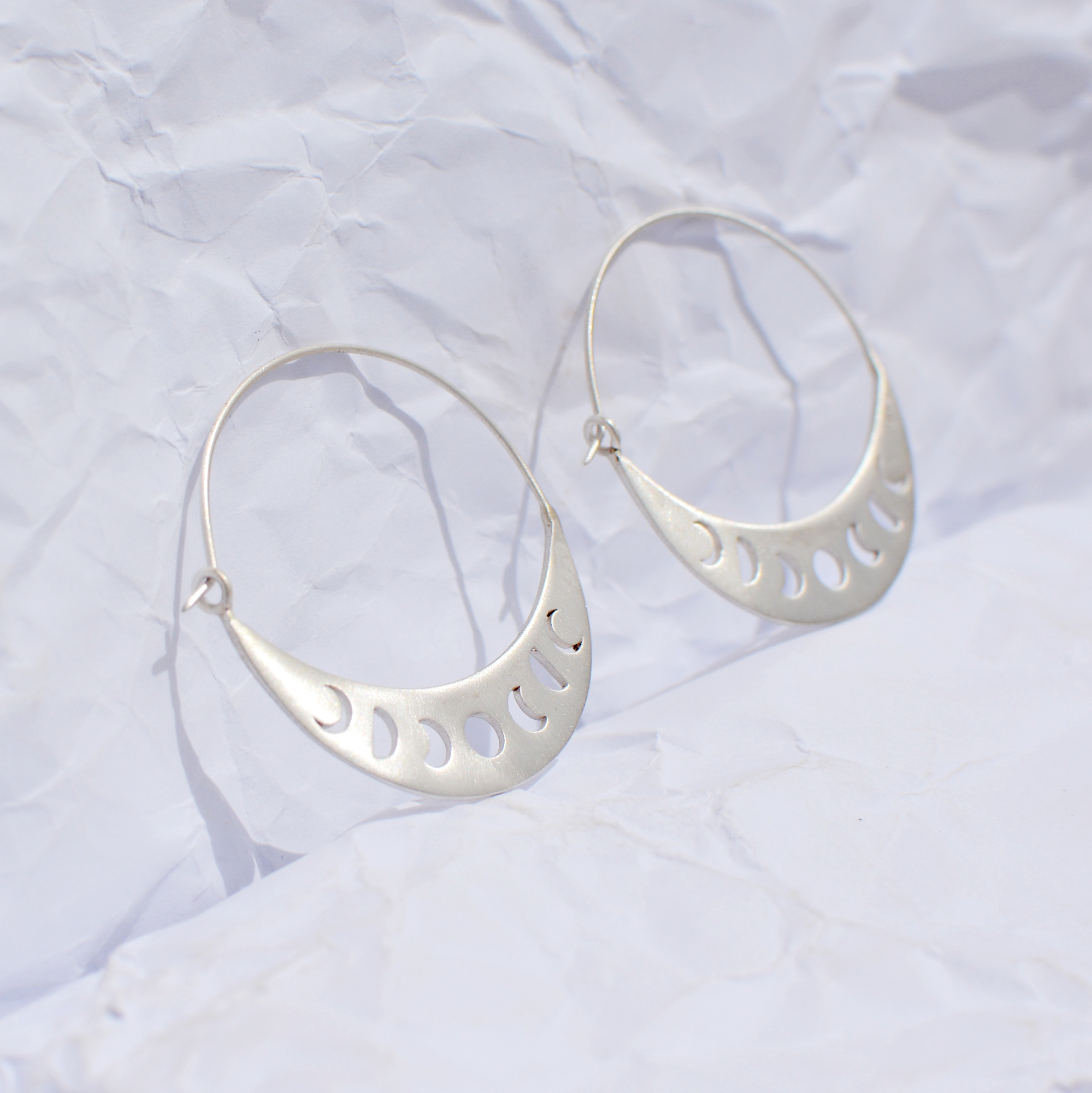 Σκουλαρίκια Κρίκοι Φάσεις Φεγγαριού