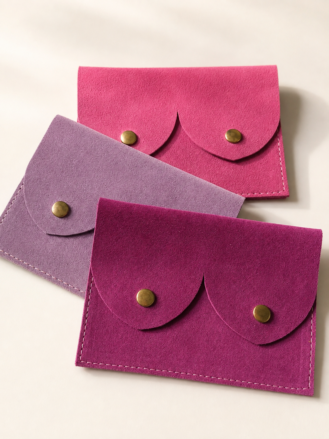 Boobies Suede Leather Wallet