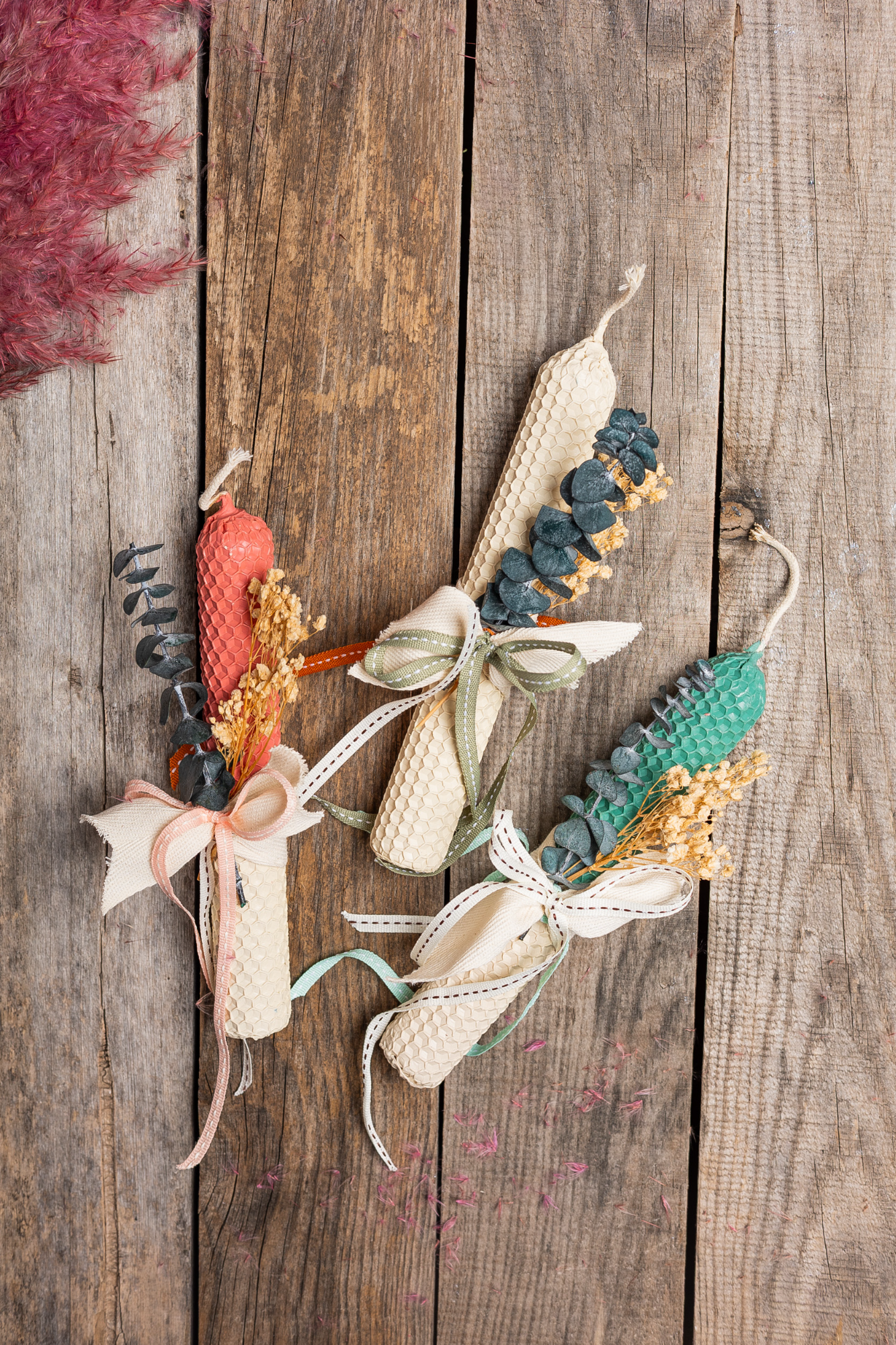 Χειροποίητη Λαμπάδα από μελισσοκέρι