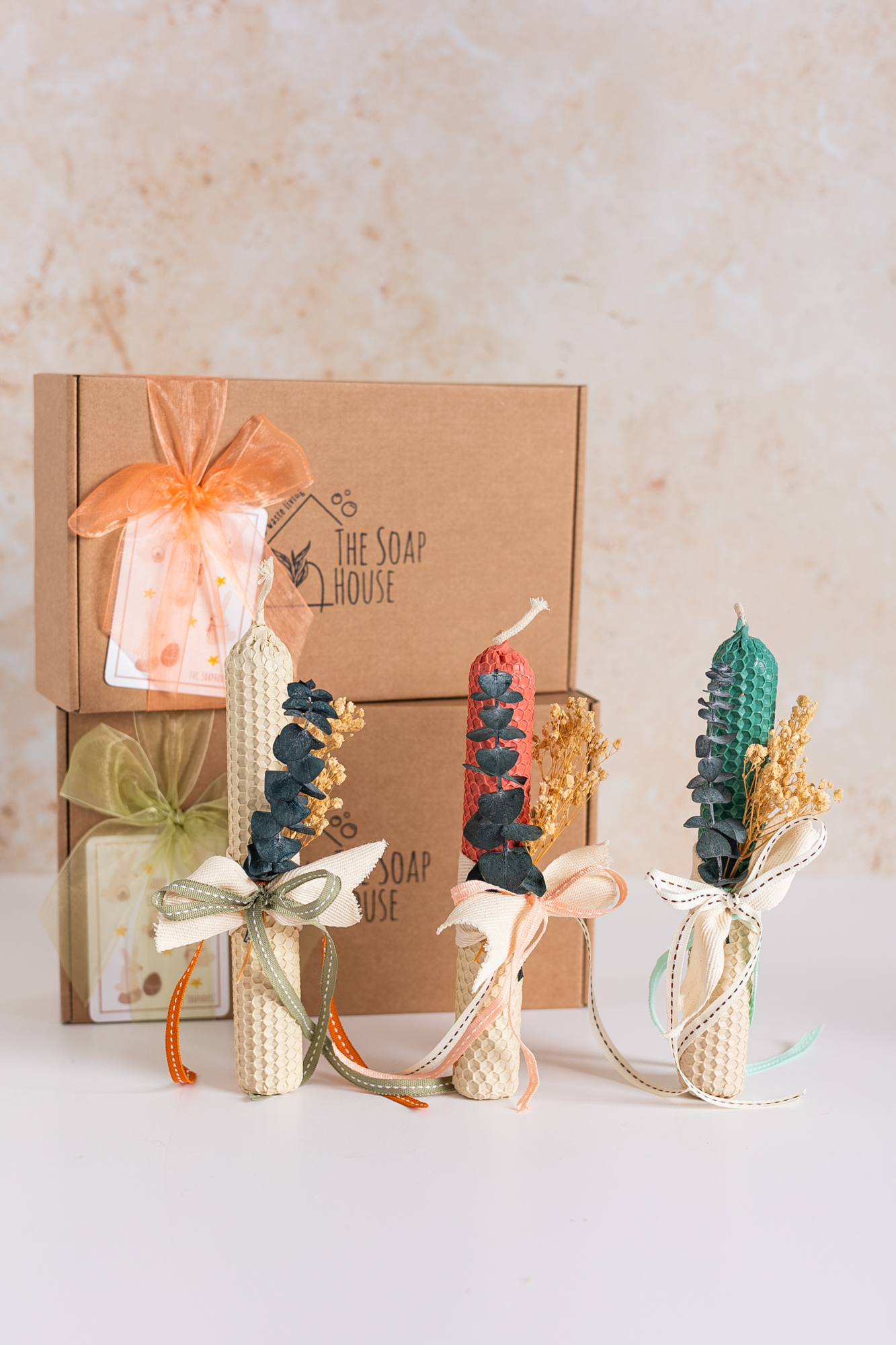 Χειροποίητη Λαμπάδα από μελισσοκέρι