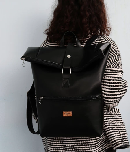 Black, Laki Backpack