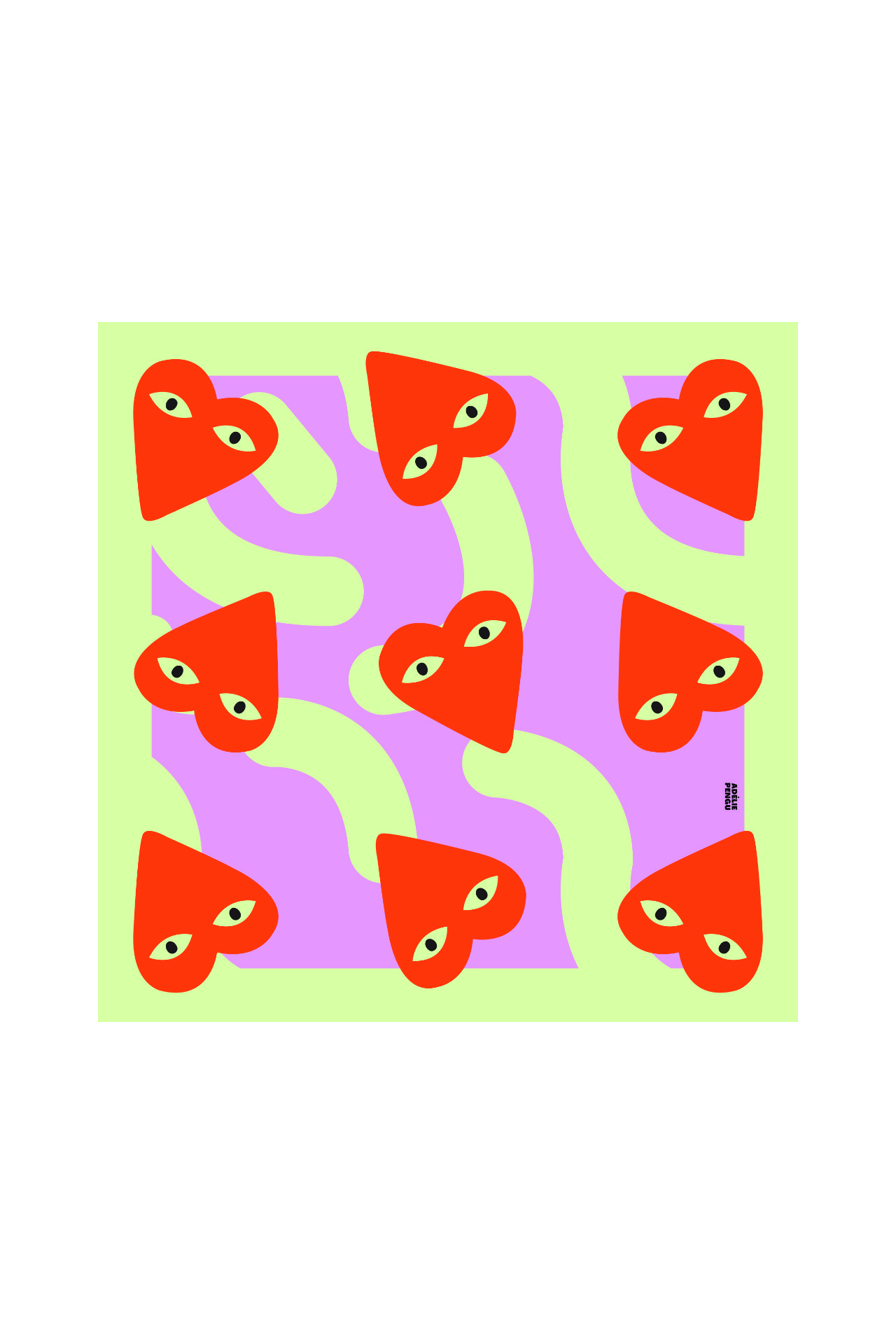 RAUL SCARF- QUEEN OF HEARTS