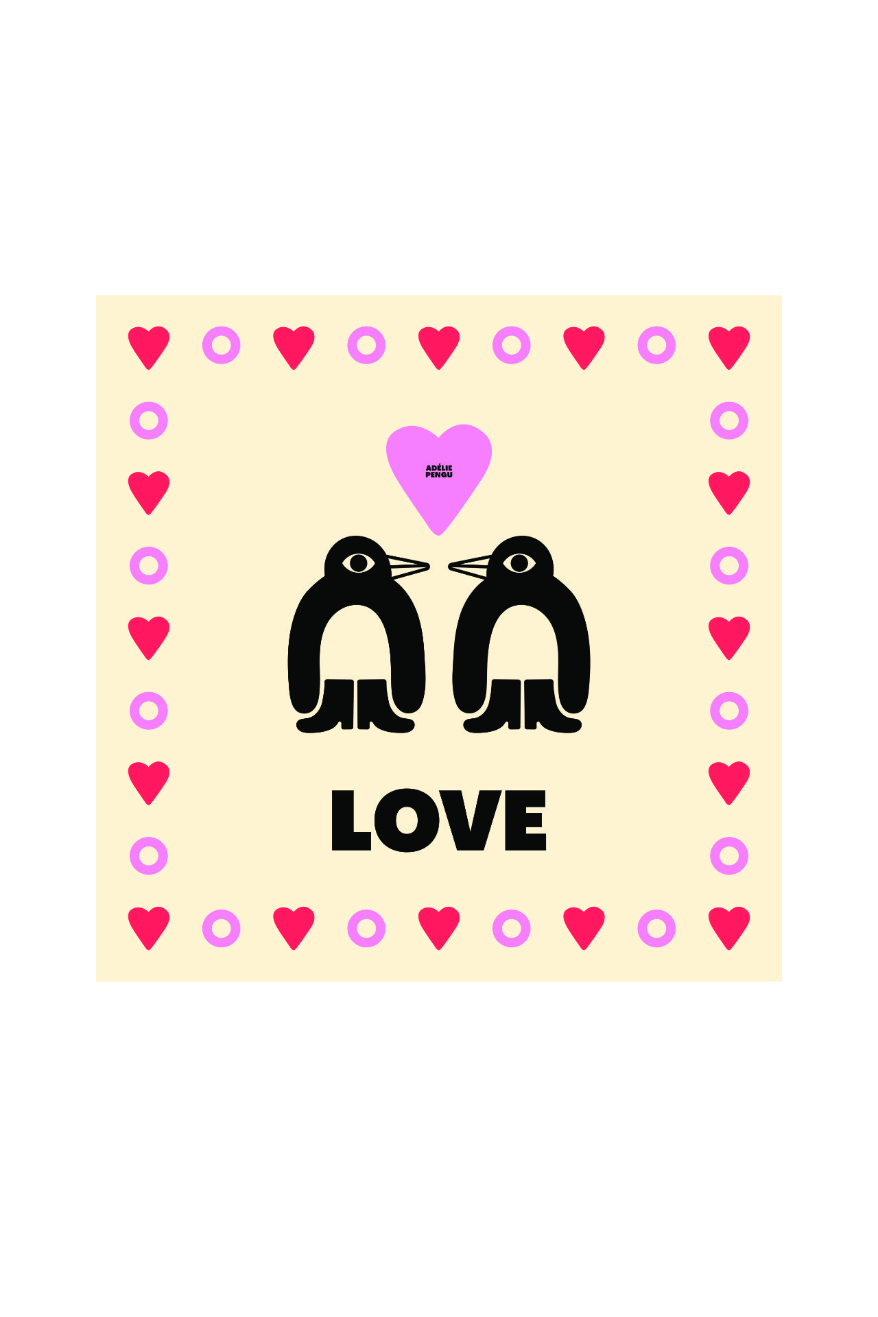 RAUL SCARF- LOVE PENGUINS