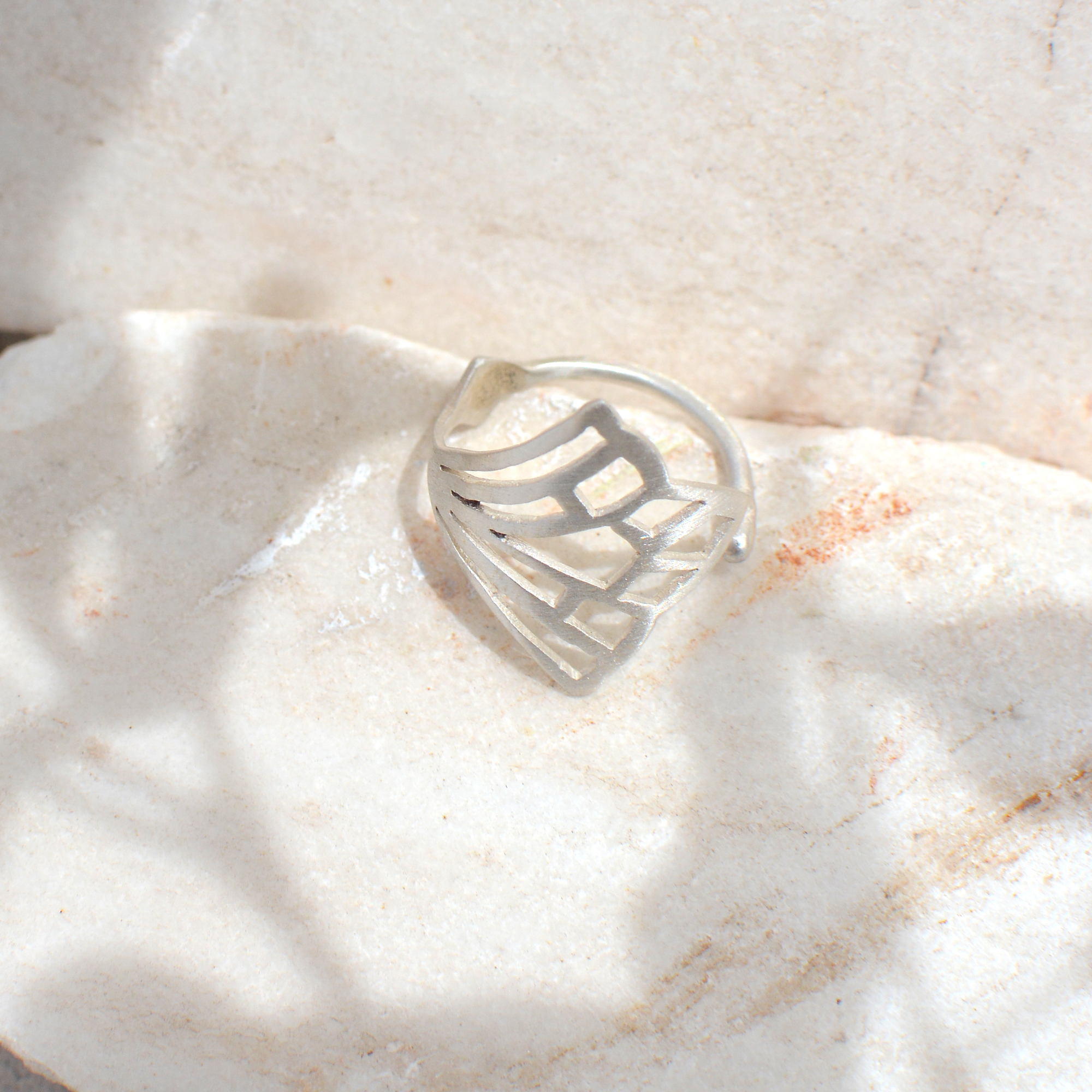 Δαχτυλίδι Λουλούδι Art Deco.