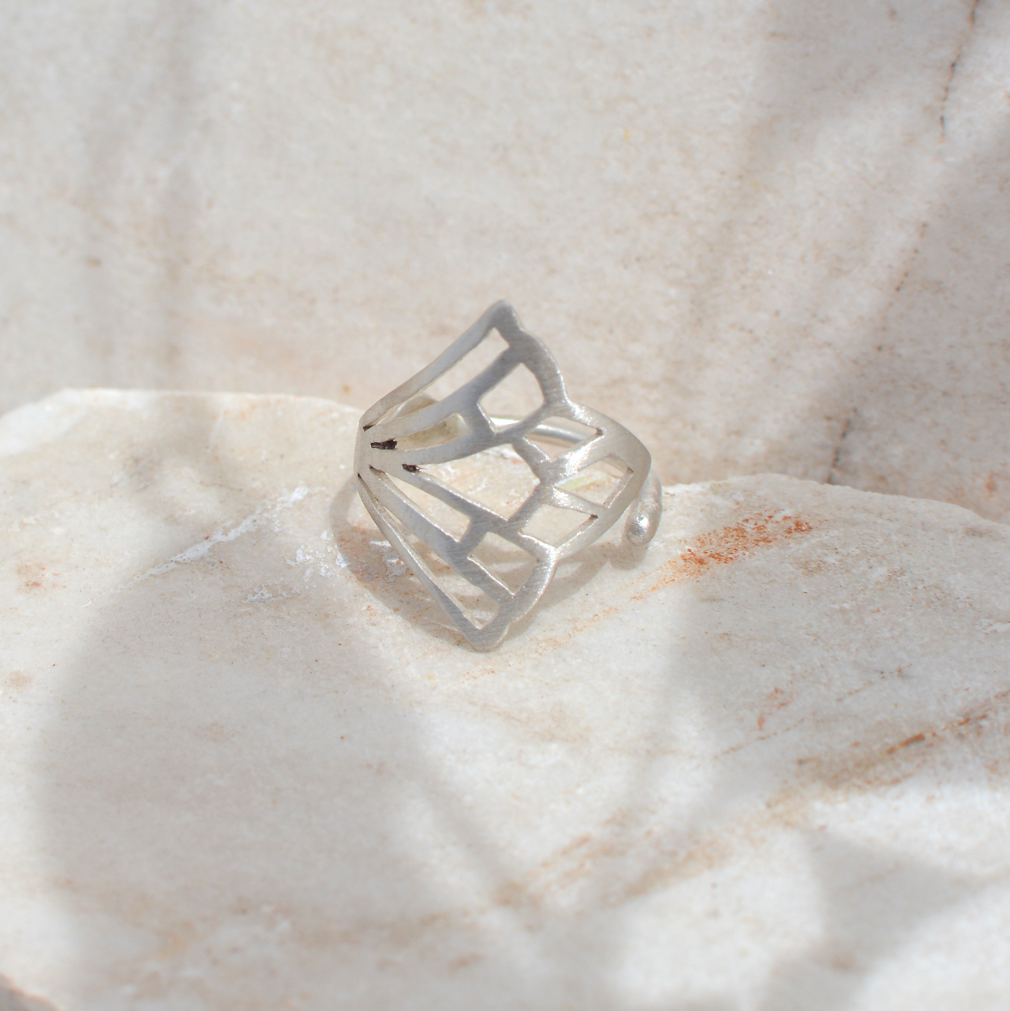 Δαχτυλίδι Λουλούδι Art Deco.