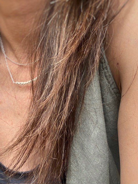 Lightweight textured necklace