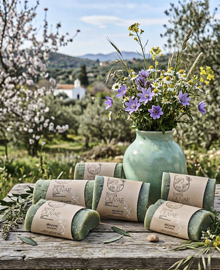 Χειροποίητο Σαπούνι Ελαιολάδου «Αλκυόνη»