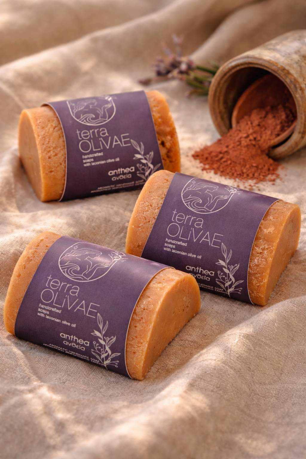 Χειροποίητο Σαπούνι Ελαιολάδου «Ανθεία»