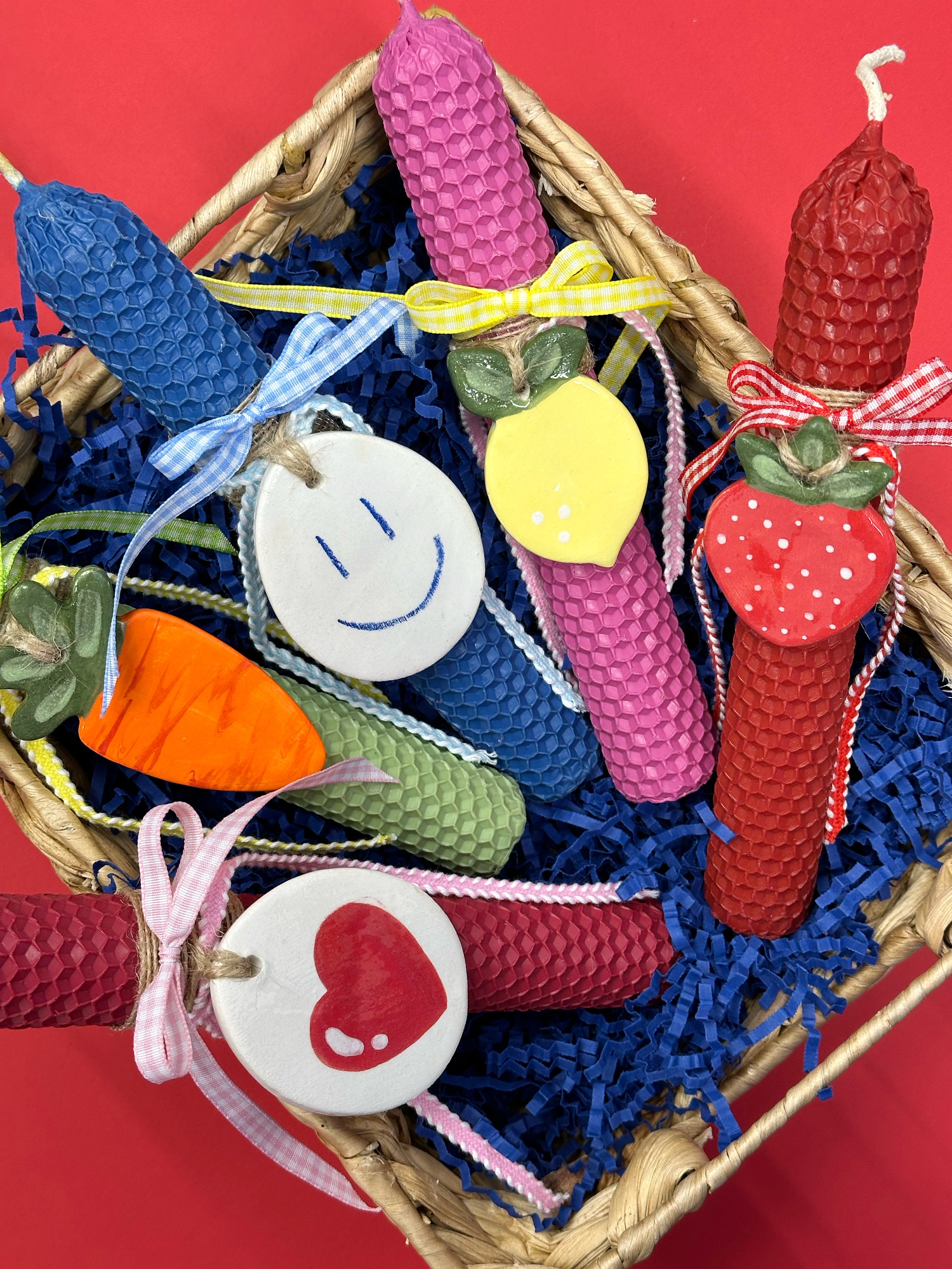 Χειροποίητη λαμπάδα Φράουλα!!🍓