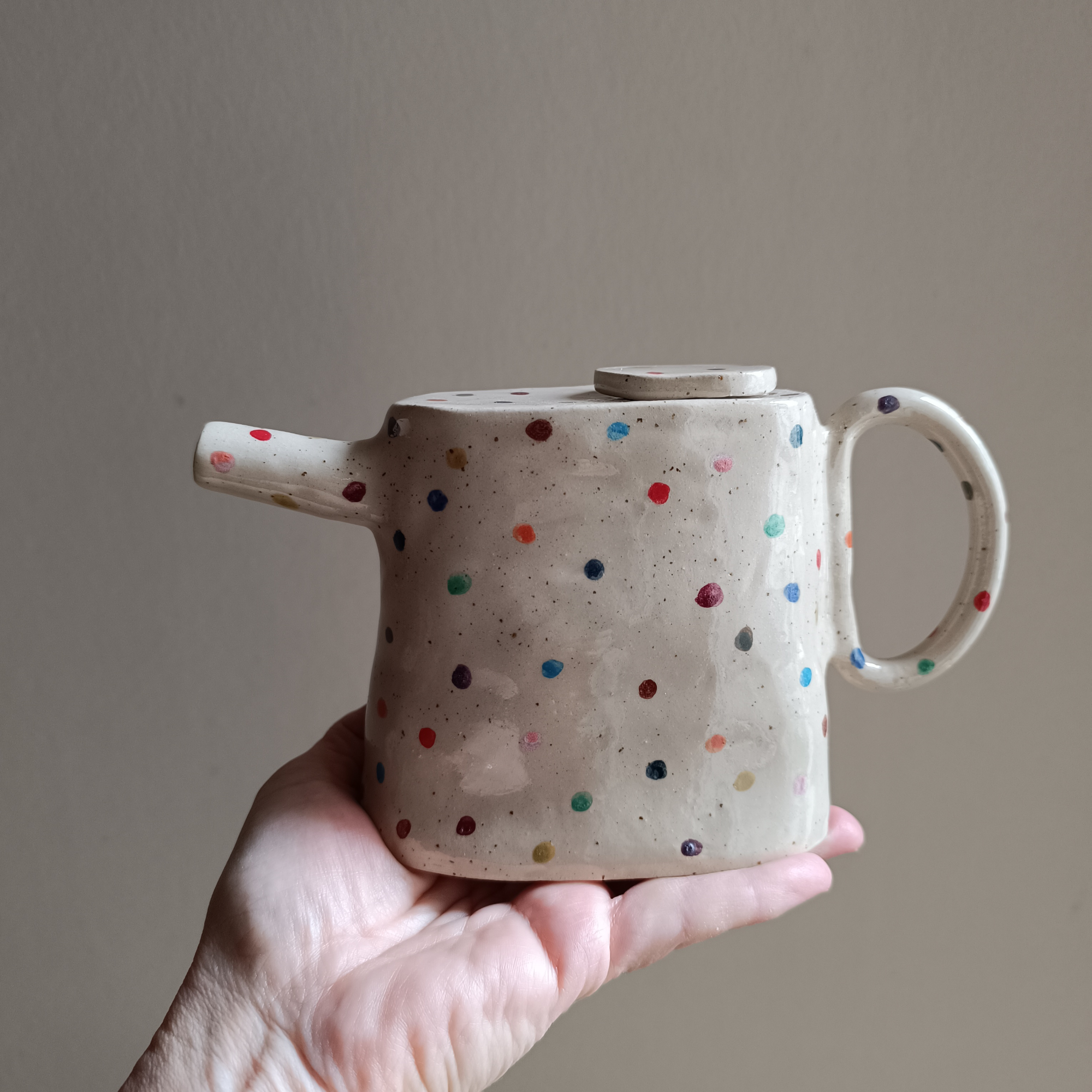 Funky Stoneware Olive Oil Cruet