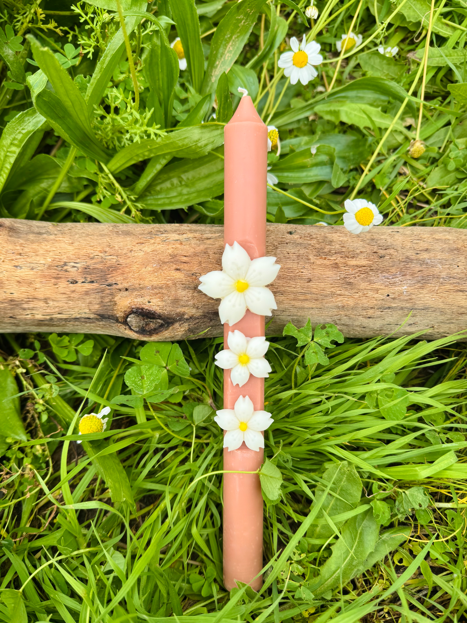 Λαμπάδα από κερί ελαιολάδου 