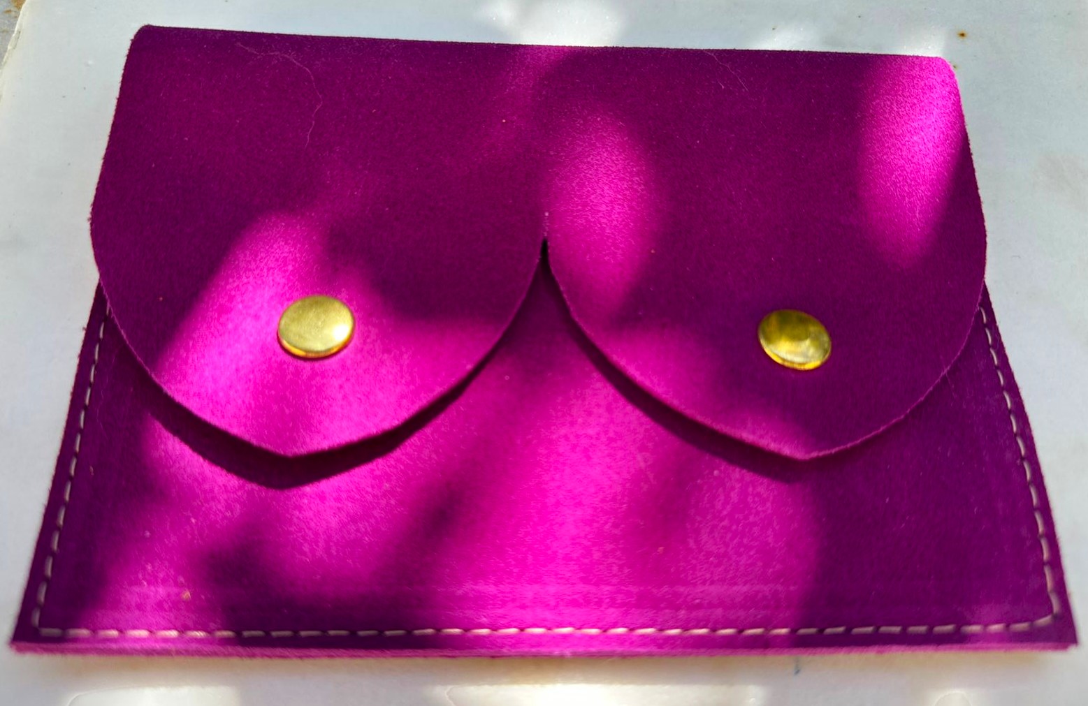 Boobies Suede - Leather Wallet